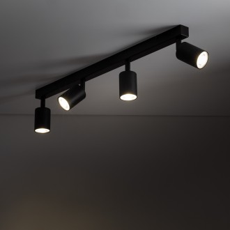 TK Lighting 6177 - Bodové svietidlo TOP 4xGU10, čierna