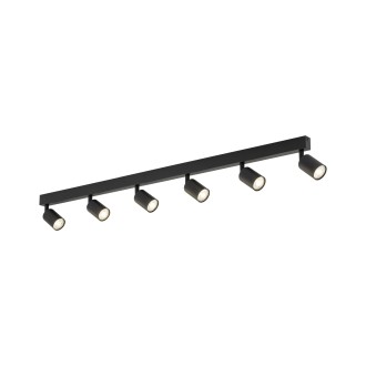 TK Lighting 6178 - Bodové svietidlo TOP 6xGU10, čierna