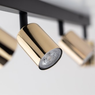 TK Lighting 5969 - Bodové svietidlo TOP 4xGU10, čierna/zlatá