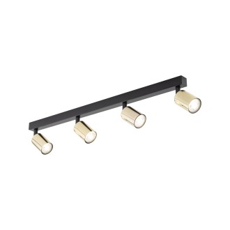 TK Lighting 5969 - Bodové svietidlo TOP 4xGU10, čierna/zlatá