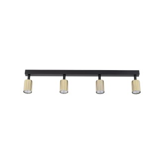 TK Lighting 5969 - Bodové svietidlo TOP 4xGU10, čierna/zlatá