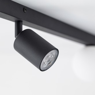 TK Lighting 10001 - Stropné bodové svietidlo Vox 1xGU10 + 2xG9, čierna/biela