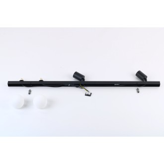 TK Lighting 10002 - Stropné bodové svietidlo Vox 2xGU10 + 2xG9, čierna/biela