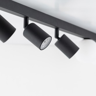 TK Lighting 10004 - Stropné bodové svietidlo Vox 3xGU10 + 5xG9, čierna/biela