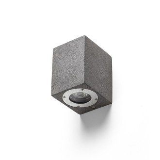 Rendl R13793 - Vonkajšie nástenné svietidlo Kane 1xGU10, IP65, betón/dekor tmavý granit