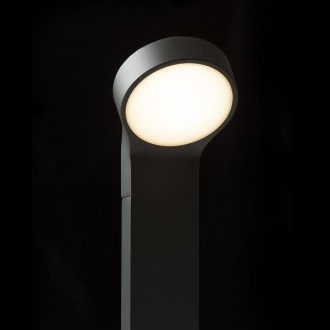 Rendl R13932 - Venkovní stojanové LED svítidlo Elia 9W, 3000K, 720lm, IP44, antracit/opál