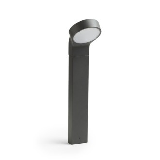 Rendl R13932 - Venkovní stojanové LED svítidlo Elia 9W, 3000K, 720lm, IP44, antracit/opál