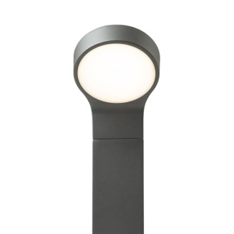 Rendl R13932 - Venkovní stojanové LED svítidlo Elia 9W, 3000K, 720lm, IP44, antracit/opál
