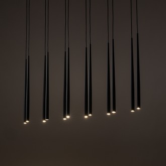 TK Lighting 10115 - Luster Piano 12xG9, čierna