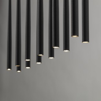 TK Lighting 10115 - Luster Piano 12xG9, čierna