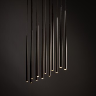 TK Lighting 10111 - Luster Piano 12xG9, hnedá