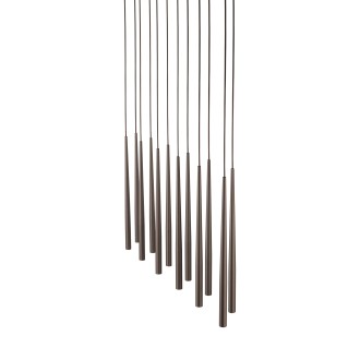 TK Lighting 10111 - Luster Piano 12xG9, hnedá