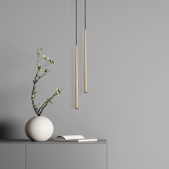 TK Lighting 10116 - Luster Piano 1xG9, zlatá/čierna