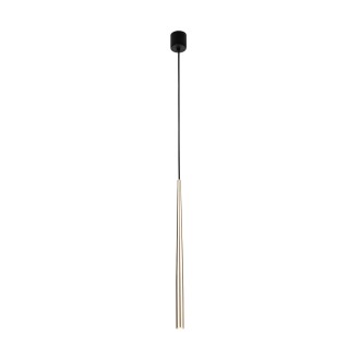 TK Lighting 10116 - Luster Piano 1xG9, zlatá/čierna