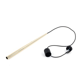 TK Lighting 10116 - Luster Piano 1xG9, zlatá/čierna