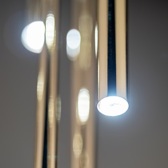TK Lighting 10118 - Luster Piano 10xG9, zlatá/čierna