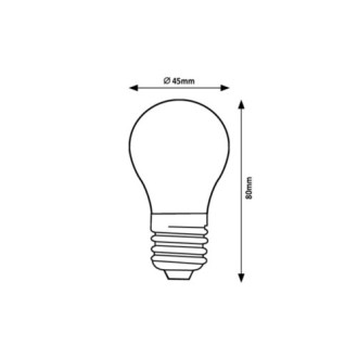 Rabalux 79015 - LED žiarovka E27 ILLU filament 2W, 3000K, 470lm, 300°, číra
