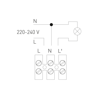 GTV CR-CR23000-00 - Vonkajší nástenný PIR senzor CR-23 PET, max.1200W, 230V, 120°, max. 12m, IP65, biela