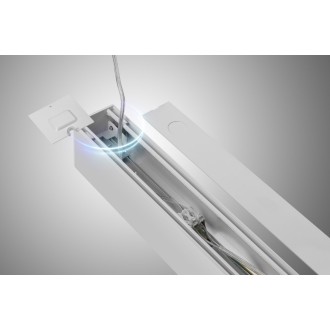 GTV LD-VIL42WUDC-NB - Stropné lineárne LED svietidlo VINEA 30/40W, 4000K, 4800lm, 230V, 120cm, biela
