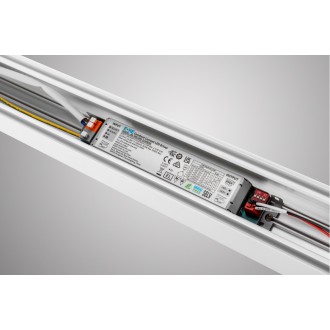 GTV LD-VIL42WUDC-NB - Stropné lineárne LED svietidlo VINEA 30/40W, 4000K, 4800lm, 230V, 120cm, biela