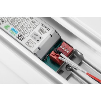 GTV LD-VIL42WUDC-NB - Stropné lineárne LED svietidlo VINEA 30/40W, 4000K, 4800lm, 230V, 120cm, biela