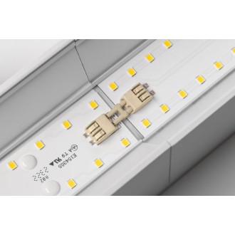 GTV LD-VIL42WUDC-NB - Stropné lineárne LED svietidlo VINEA 30/40W, 4000K, 4800lm, 230V, 120cm, biela