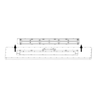 TOP LIGHT Revit H120B RC - Stropné LED svietidlo Revit 70W, 3000-6500K, 7000lm, biela + diaľkové ovládanie