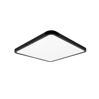 TOP LIGHT Revit H50C RC - Stropné LED svietidlo Revit 50W, 3000-6500K, 5000lm, 500x500, čierna + diaľkové ovládanie