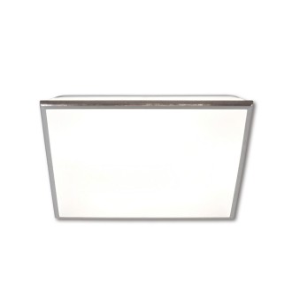 TOP LIGHT Silver HXL RC - Stropné LED svietidlo Silver HXL 51W, 3000-6500K, 5100lm, 480x480, biela/chróm + diaľkové ovládanie