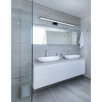 TOP LIGHT Chicago MAX - Kúpeľňové LED svietidlo Chicago MAX IP44, 15W, 4000K, 1500lm, 780mm, čierna