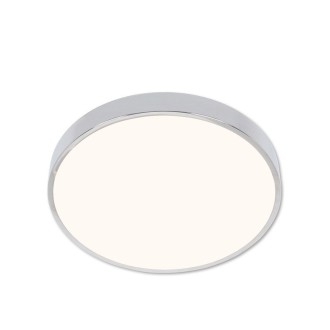 TOP LIGHT Metal 40CR RC - Stropné LED svietidlo Metal 40CR 51W, 3000-6500K, 5100lm, Ø400, chróm + diaľkové ovládanie