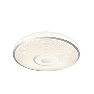 TOP LIGHT Rainbow K RC - Stropné LED svietidlo Rainbow K 24W + RGB 6W, 3000-6500K, 2500lm, Ø380, biela / trblietavý efekt + diaľkové ovládanie