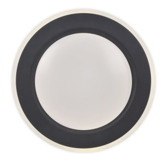 TOP LIGHT Norman 40C RC - Stropné LED svietidlo Norman 40C 51W, 3000-6500K, 5100lm, Ø390, čierna + diaľkové ovládanie