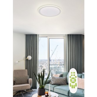 TOP LIGHT Norman 50B RC - Stropné LED svietidlo Norman 50B 60W, 3000-6500K, 6000lm, Ø490, biela + diaľkové ovládanie