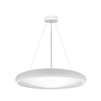 TOP LIGHT Salerno 60BZ RC - LED luster Salerno 60W, 3000-6500K, 6000lm, Ø600, biela + diaľkové ovládanie