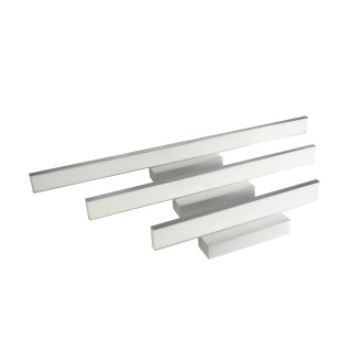 TOP LIGHT Columbia 60 - Nástenné kúpeľňové LED svietidlo Columbia 12W, 4000K, 1200lm, IP44, kartáčovaný hliník