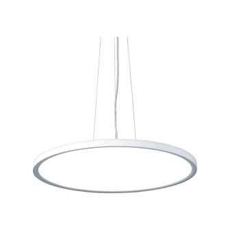 TOP LIGHT Revit 60BZ RC - LED luster Revit 50W, 3000-6500K, 5000lm, Ø600, biela + diaľkové ovládanie