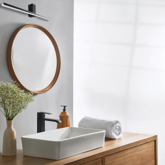 Kúpeľňové nástenné LED svietidlo Artemis 13,8 W, 4000K, 950lm, 60cm, IP44, čierna
