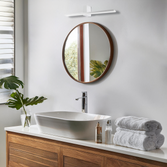 Kúpeľňové nástenné LED svietidlo Artemis 13,8 W, 4000K, 950lm, 60cm, IP44, chróm