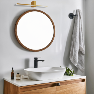 Kúpeľňové nástenné LED svietidlo Artemis 13,8W, 4000K, 950lm, 60cm, IP44, zlatá