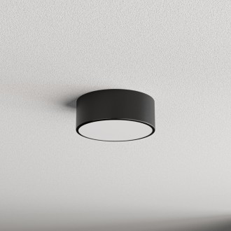 Temar CLEO 200 IP54 WITH MOTION SENSOR BLACK - Stropné svietidlo CLEO 1xE27, IP54, Ø200, čierna + senzor