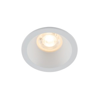 TK Lighting 10578 - Kúpeľňové podhľadové svietidlo Opti 1xGU10, Ø85, IP65, biela