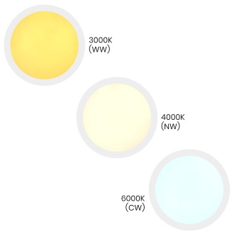 Stropné LED svietidlo MAQ 40W, 3000/4000/6500K, 4300lm, Ø500, biela