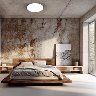 Stropné LED svietidlo MAQ 50W, 3000/4000/6500K, 5400lm, Ø600, biela