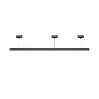 Spectrum SLI047301CCT_PW_3F_ZWI - LED luster do 3F lišty ALLDAY BASIC 40W, 2700/4000/6000K, 5000lm, čierna