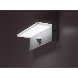 Rabalux 77116 - vonkajšie nástenné LED svietidlo Zaragoza 9W, 2700/4000/6500K, IP54, 850lm, biela