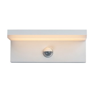 Rabalux 77116 - vonkajšie nástenné LED svietidlo Zaragoza 9W, 2700/4000/6500K, IP54, 850lm, biela