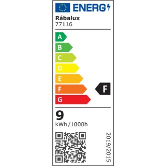 Rabalux 77116 - vonkajšie nástenné LED svietidlo Zaragoza 9W, 2700/4000/6500K, IP54, 850lm, biela