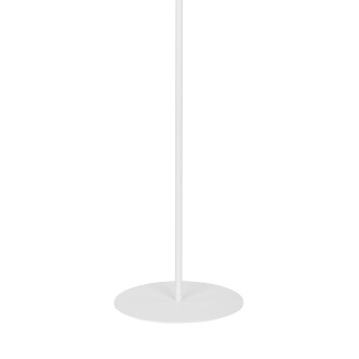 TK Lighting 2919 - Stojacia textilná lampa Maja 1xE27, Ø450, biela