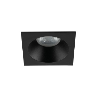 TK Lighting 10581 - Podhľadové kúpeľňové svietidlo PRISMA BLACK 1xGU10, 85x85, IP65, čierna